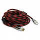 Extradigital HDMI to HDMI, 7m, v1.4b, 30 AWG, Gold, Nylon, 2xFerrites